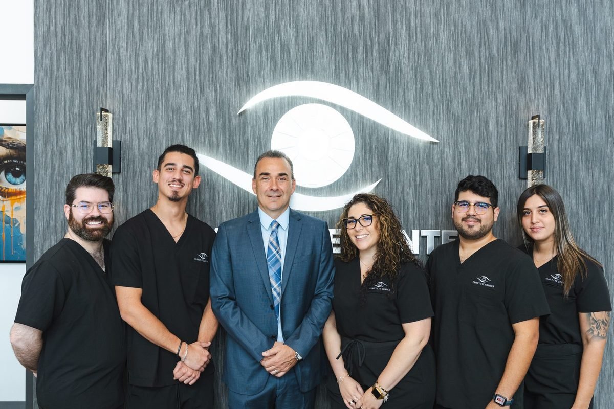 The Family Eye Center team at their Davie, Florida practice